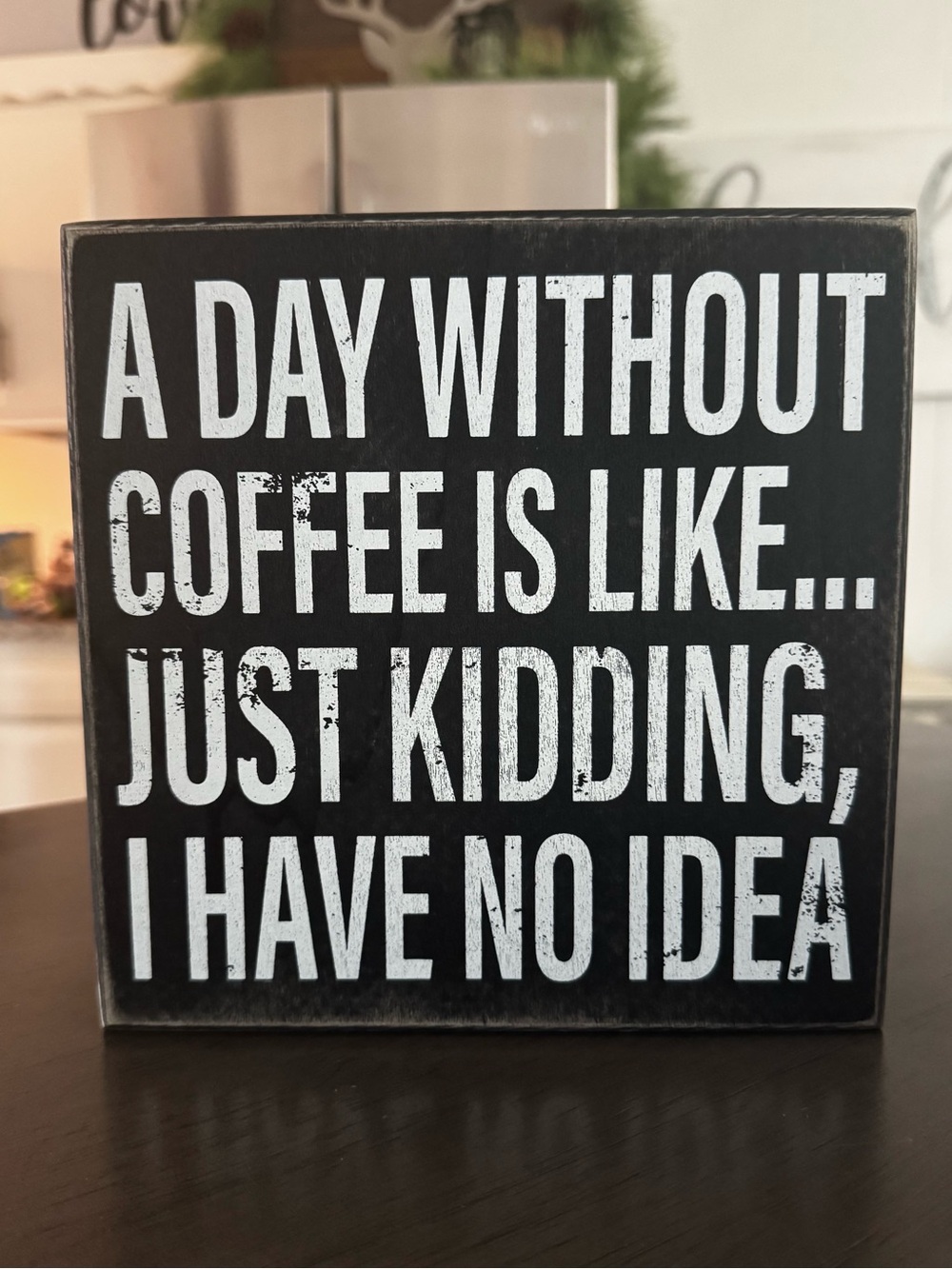 A DAY WITHOUT COFFEE…